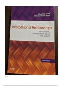 Test Bank For Interpersonal Relationships&colon; Professional Communication Skills for Nurses 6th Edition By Arnold&vert;&vert;ISBN NO&colon;10&comma;9781437709445&vert;&vert;ISBN NO&colon;13&comma;978-1437709445&vert;&vert;All Chapters&vert;&vert;Complete Guide