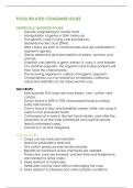 IEB CONSUMERS FOOD RELATED DISEASES NOTES