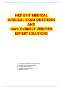 MEDICAL SURGICAL EXAM QUESTIONS  AND 100% C0RRECT VERIFIED  EXPERT SOLUTIONS  100% CORRECT ANSWERS QITH EXPLANATIONS