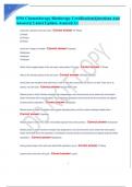 ONS Chemotherapy Biotherapy Certification&lpar;Questions And Answers&rpar; Latest Update&period; Assured A&plus;