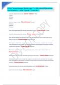 ONS Chemotherapy Biotherapy Certification&lpar;Questions And Answers&rpar; Latest Update&period; Assured A&plus;