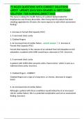 75 NCLEX QUESTIONS WITH CORRECT SOLUTIONS LATEST  UPDATE 2023&sol;2024 GRADED A&plus; BEST EXAM SOLUTION  FOR NURSING&comma;DIRECT PASS
