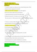 2022&sol;2023 HESI EXIT V4         160QUESTIONSAND ANSWERS RATED A&plus;