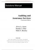 Solution Manual For Auditing & Assurance Services 8th Edition by Timothy Louwers, Allen Blay, David Sinason, Jerry Strawser, Jay Thibodeau