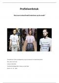 Profielwerkstuk over ''De invloed van Feminisme op de mode'' Havo 5