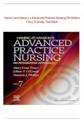 TEST BANK FOR Hamric and Hanson's Advanced Practice Nursing 7th Edition by Mary Fran Tracy, Eileen T. O'Grady |Complete Guide A+
