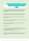 Prophecy medical surgical-telemetry &vert; 60 Questions with 100&percnt; Correct Answers &vert; Latest Update &vert; Verified