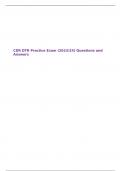 CDR DTR Practice Exam (202324) Questions and Answers