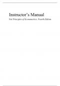 Instructor’s Manual For Principles of Econometrics, Fourth Edition 