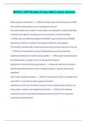 RESNA ATP Practice Exam with Correct Answers
