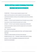 RESNA ATP Prep- Assistive Technology Terms Exam Questions and Answers &lpar;Graded A&rpar;