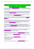 ANP650 Midterm Exam Latest Update Questions and Answers