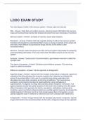 LCDC EXAM STUDY QUESTIONS AND ANSWERS