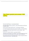 Club Pilates questions and answers 100&percnt; verified&period;