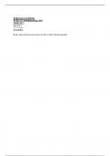 PORTAGE LEARNING NURS 231&colon; Pathophysiology  MODULE 5&period;