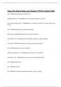 Texas Fire Alarm Rules and Statutes TFM11 Package Deal