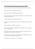 TFM 12 Fire Alarm Technical Exam Correct 100&percnt;