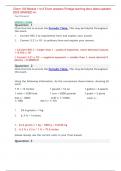 Chem 103 Module 1 to 6 Exam answers Portage learning&period;docx latest updated 2023 GRADED A&plus;