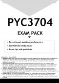 PYC3704 EXAM PACK 2023 - DISTINCTION GUARANTEED