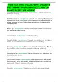  4N051 SSGT WAPS - FULL SKT EXAM QUESTIONS AND ANSWERS LATEST UPDATE 2023&sol;2024 TOP RANKED A&plus;&comma;BEST FOR NURSING