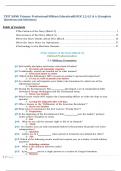 TEST BANK Primary Professional Military Education BLOCK 2,3,4,5 & 6 (Complete Questions and Solutions