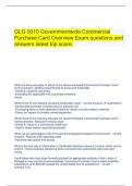 GLG 0010 Governmentwide Commercial Purchase Card Overview Exam questions and answers latest top score&period;