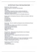 Q2 N322 Psych 1 Exam 1 Info Exam Study Guide