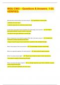 WGU C963 &ndash; Questions & Answers&period; 1-23&period; VERIFIED &vert; 20 Pages