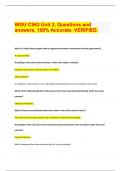 WGU C963 Unit 2&comma; Questions and answers&comma; 100&percnt; Accurate&period; VERIFIED