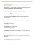 CAPA&sol;CPAN QUESTIONS WITH100 &percnt; CORRECT ANSWERS &vert; VERIFIED