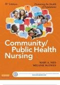 C0mmunity &sol;  Public health Nursing &colon; Promoting the health of population 