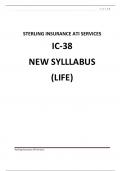 STERLING INSURANCE ATI SERVICES IC-38 NEW SYLLLABUS (LIFE)