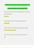 LETRS Unit 6 Guide completed study guide with the latest solutions &vert; latest updated 2023