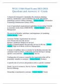 WGU C846 Final Exam 2023-2024 Questions and Answers&vert; A&plus; Grade