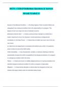 DCFS - CERAP Definitions Questions & Answers Already Graded A&plus;