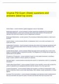 Virginia PSI Exam &lpar;State&rpar; questions and answers latest top score&period;