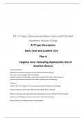 ATI 3 Topic Descriptors Basic Care and Comfort Assistive divices it1egs ATI Topic Descriptors Basic Care and Comfort (13) Plan A Hygiene Care: Evaluating Appropriate Use of Assistive Devices
