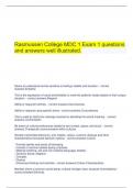  Rasmussen College MDC 1 Exam 1 questions and answers well illustrated.