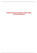 CCHP General Questions With 100&percnt; Correct Answers