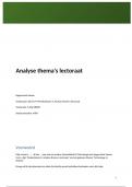 Producttoets 4 - Analyse Thema`s Lectoraat