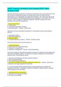 AANP Practice Questions And Answers 2022 -Best Answers 2023