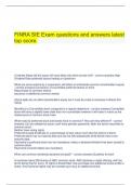   FINRA SIE Exam questions and answers latest top score.