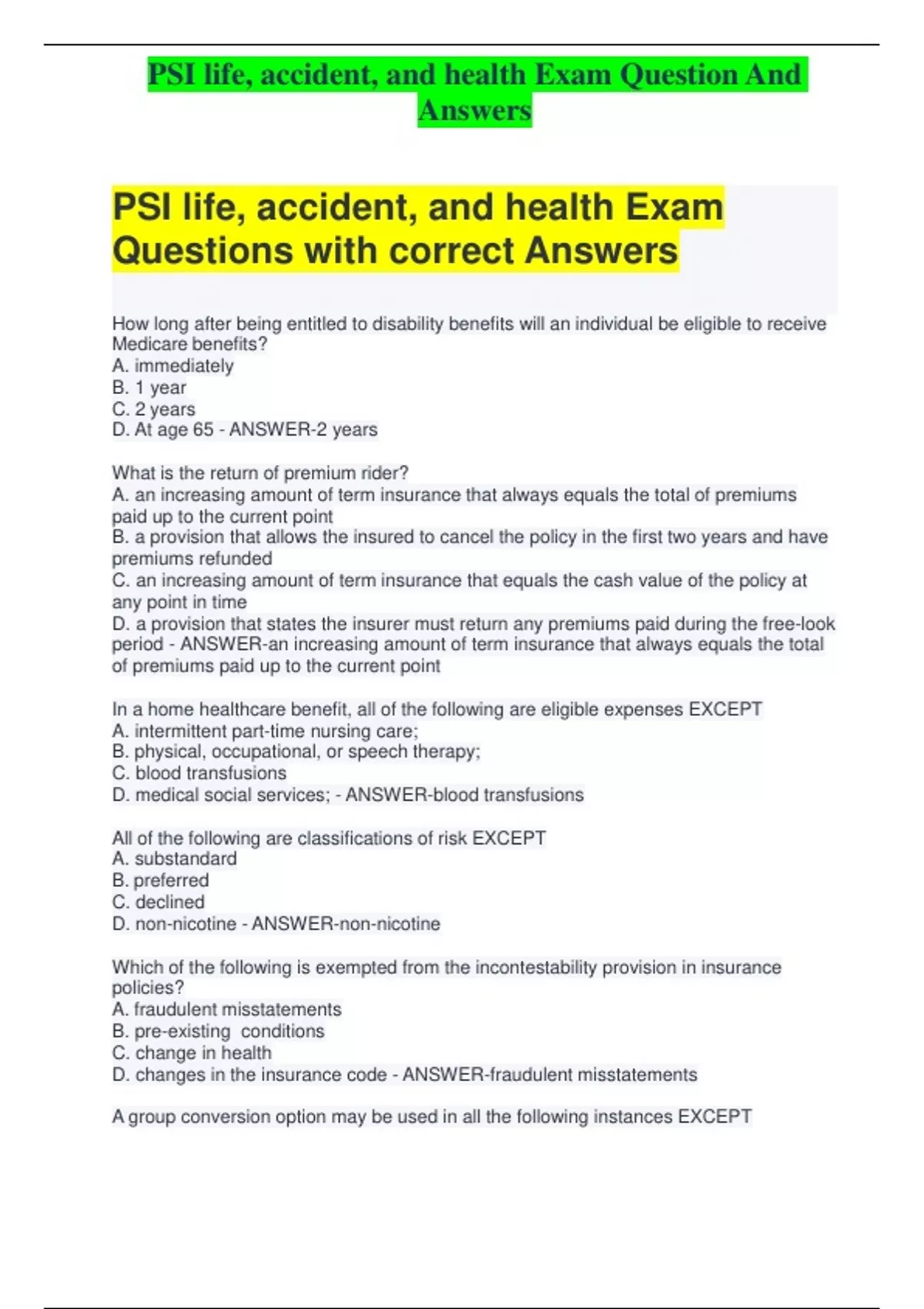 psi-life-accident-and-health-exam-question-and-answers-complete-test