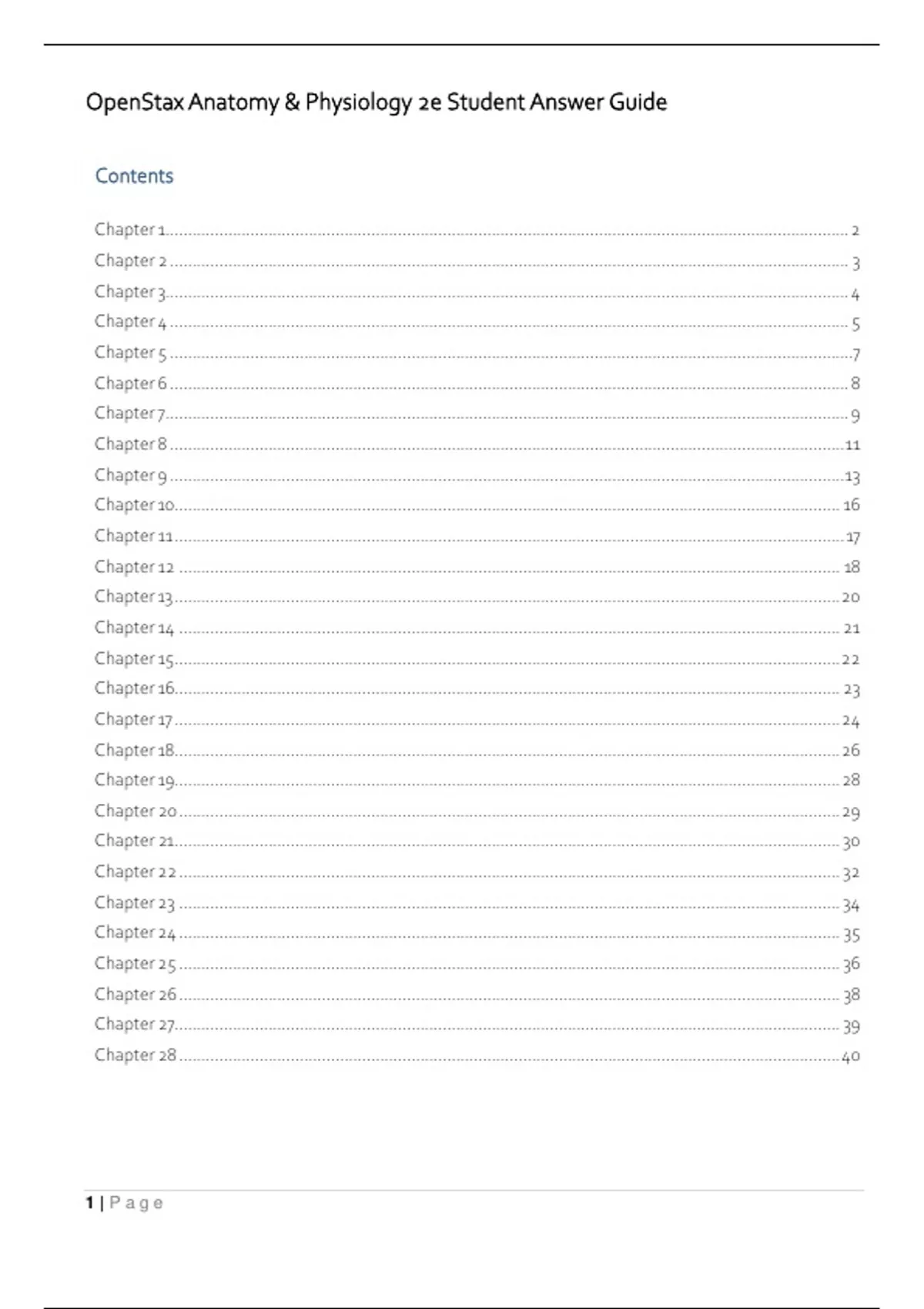 Testbank anatomy and physiology 2nd edition from openstax college