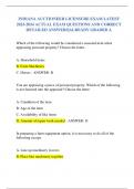 INDIANA AUCTIONEER LICENSURE EXAM LATEST 2023-2024 ACTUAL EXAM QUESTIONS AND CORRECT DETAILED ANSWERS&vert;ALREADY GRADED A   