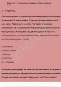 Pharm&lowbar; Ch&period; 1 The Nursing Process and Patient Centered Care