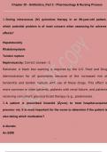 Chapter 39 - Antibiotics_Part 2 - Pharmacology & Nursing Process