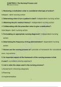 CHAPTER 4&lowbar; The Nursing Process and Pharmacology
