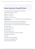 Nurse residency Prep EKG Exam Questions and Answers Graded A