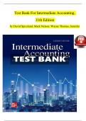 TEST BANK &amp; SOLUTION MANUAL For Intermediate Accounting&comma; 11th Edition by David Spiceland&comma; Mark Nelson&comma; &vert; Verified Chapters 1 - 21 &vert; Complete Newest Version